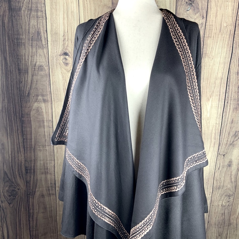Long sleeved shawl wrap